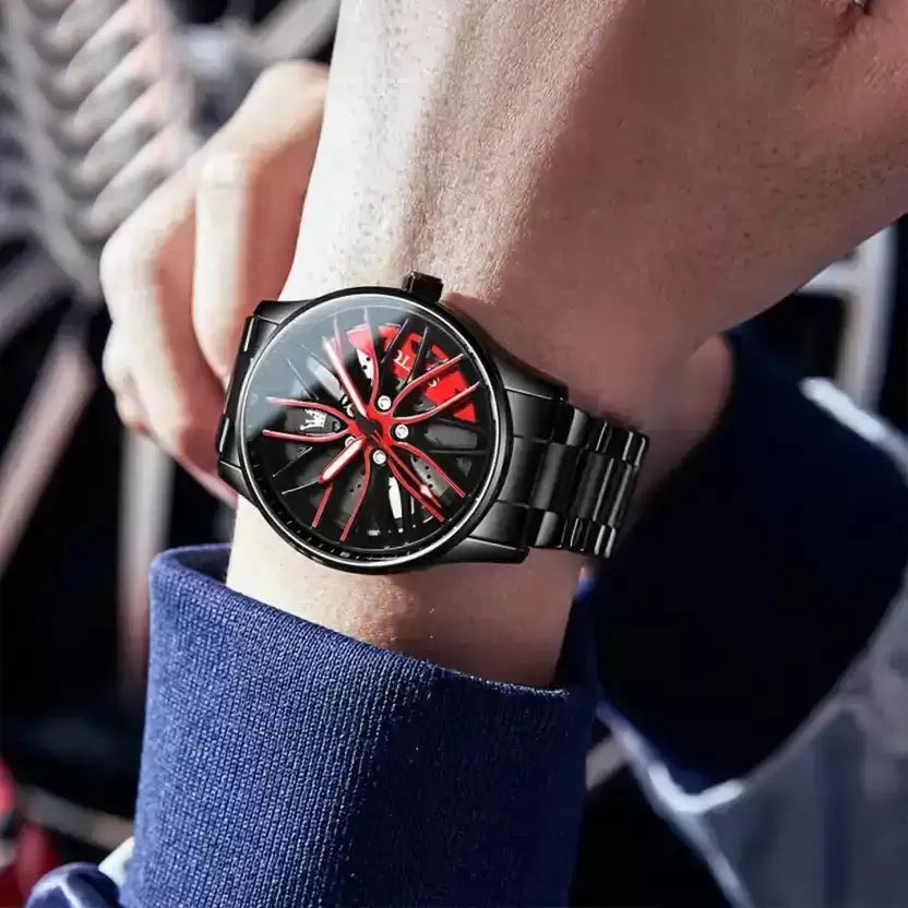 Stereoscopic Car Wheel Watch