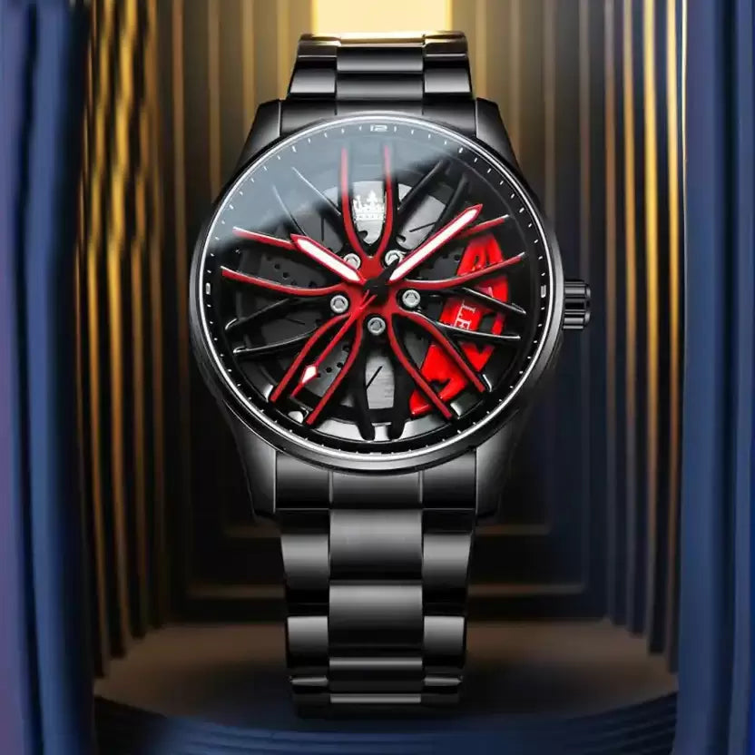 Stereoscopic Car Wheel Watch