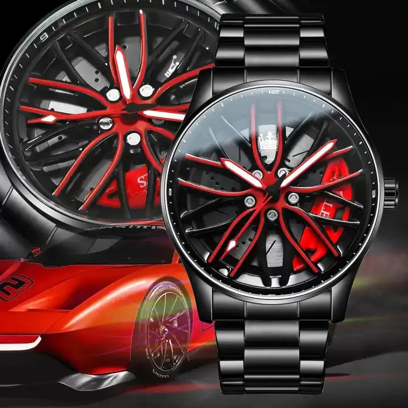 Stereoscopic Car Wheel Watch