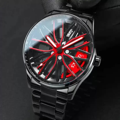 Stereoscopic Car Wheel Watch