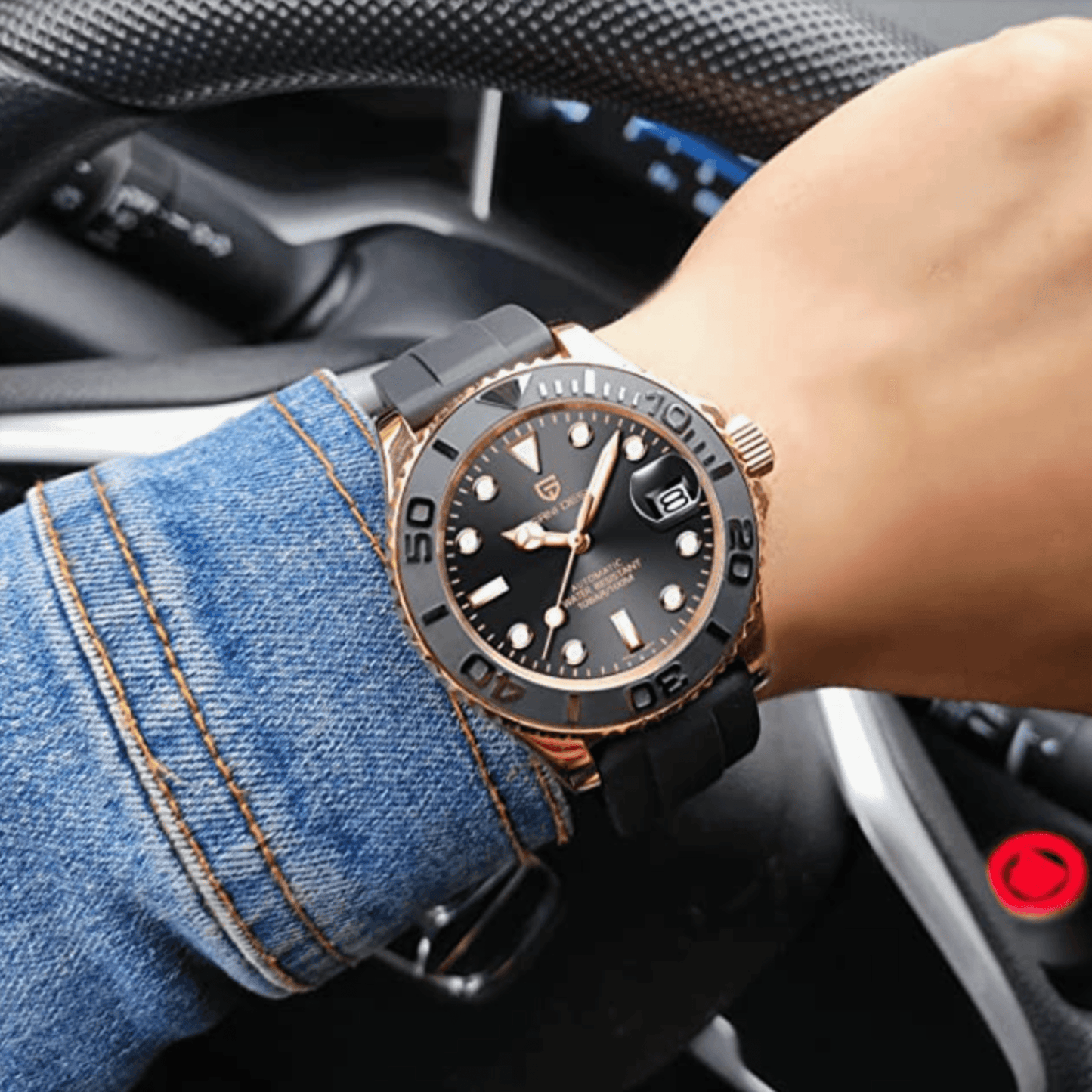 Pagani Design PD-1651 40 MM (Japan NH35 Automatic Movement) Mechanical Watch Stainless Steel Watch - Yatch Master